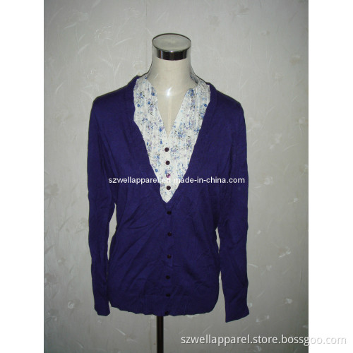 Ladies' Knitted Sweatershirt (SZWA-1013)
